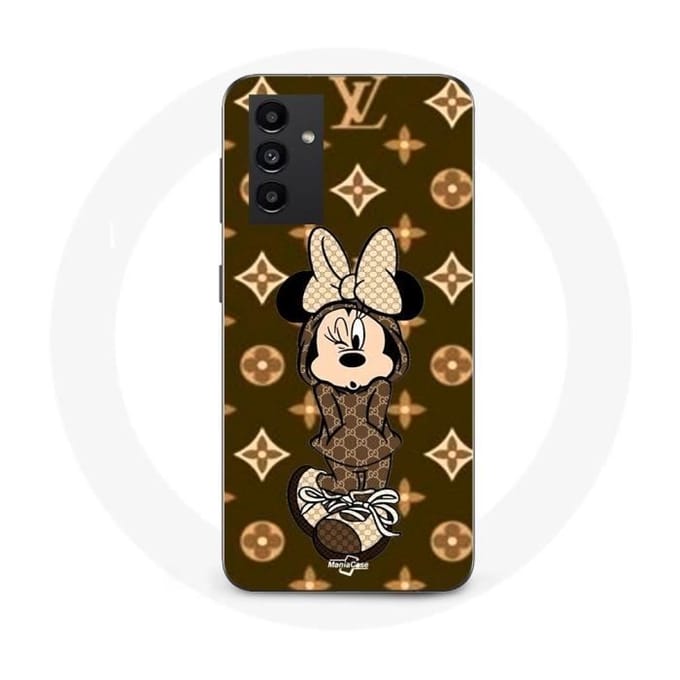 Coque - Disney - Minnie - Samsung Galaxy A34 5G - Marron - Souple marron
