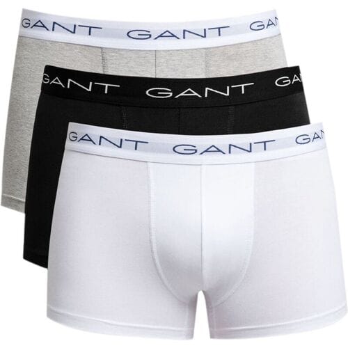 GANT herenondergoed boxershorts 3-pack grijs gemêleerd L