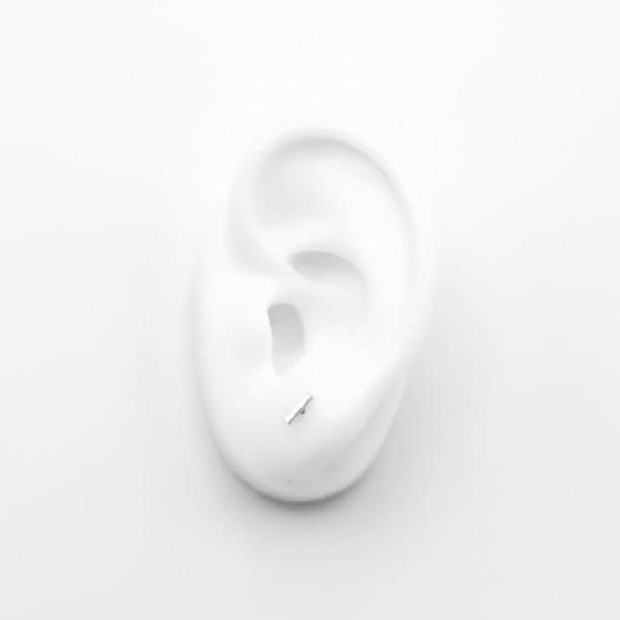Karma Symbols oorbel Tubes Mini M1588