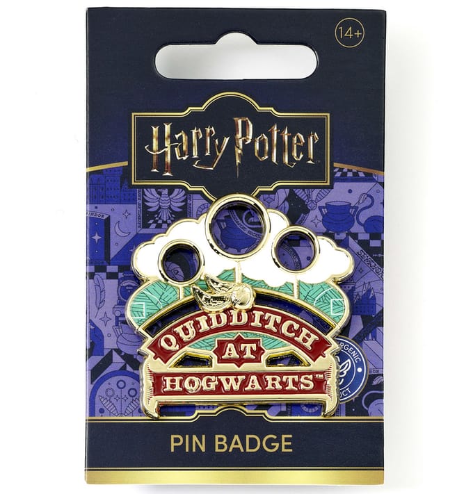 Harry Potter Quidditch Unisex Speld - goudkleurig - Standard
