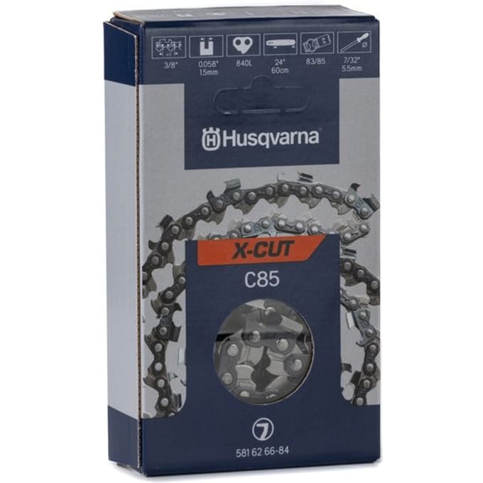 Husqvarna C85 X-Cut Zaagketting Haaks - 3/8” - 1,5mm - 84 Schakels - 60CM