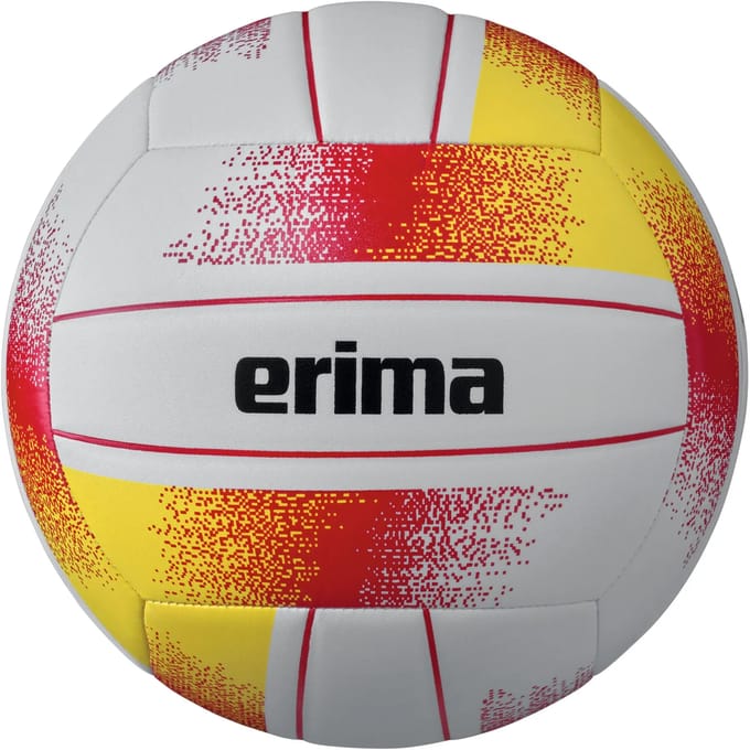 Erima Allround Volleybal - Geel / Rood / Wit | Maat: 5