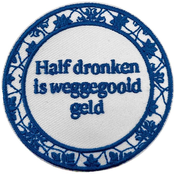 Fjesta© Oeteldonk embleem - Tegeltje - Half dronken