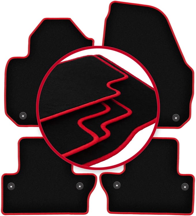 CARLUX-RED automatten voor: Volvo S60 II sedan (2010-)