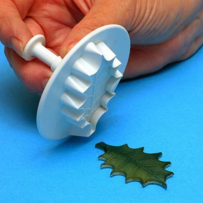 Plunger cutter / uitsteker - hulstblad large - PME Arts&Crafts