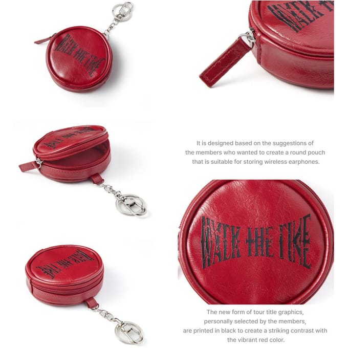 ENHYPEN - [WERELDTOUR ‘WALK THE LINE’ ] OFFICIËLE MD Pouch red