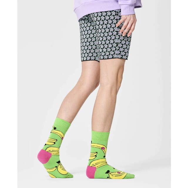 Happy Socks Dames sokken met print banaan