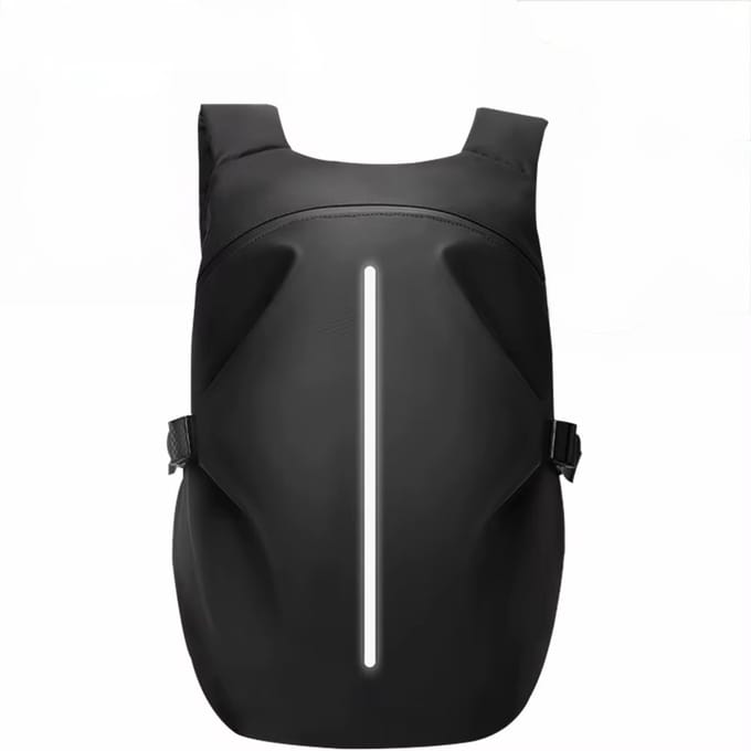 Motor Rugzak Waterdicht - Helm - Laptop Backpack - Met reflectie - Zwart - Small