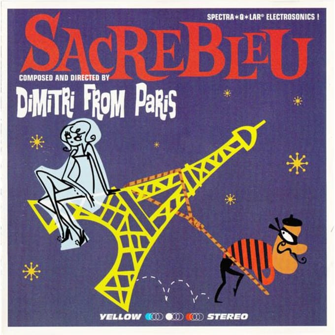 CD DIMITRI FROM PARIS Sacrebleu CD83081 Atlantic 1998 Canada Dance Electronica Gebruikt