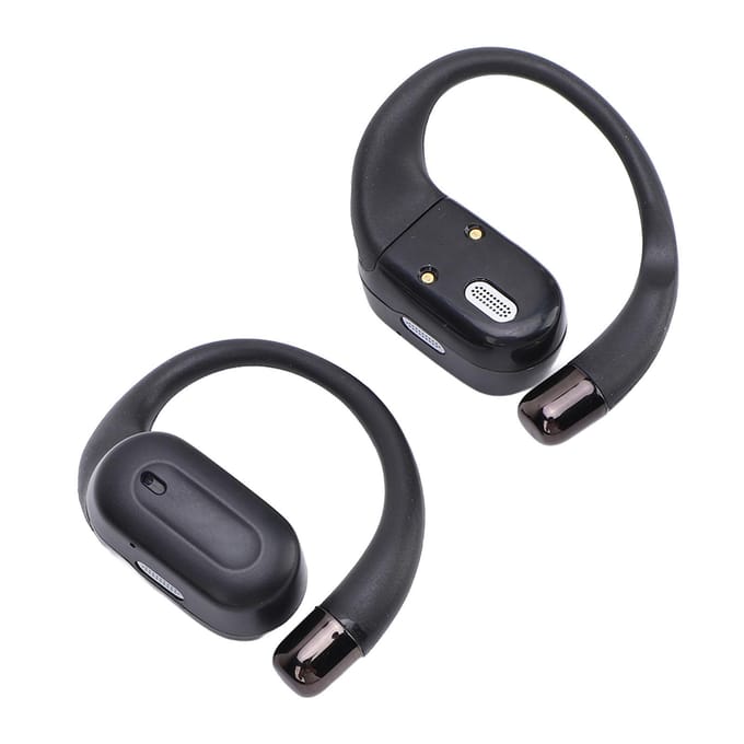 Taaloordopjes Bluetooth 5.3 144 Talen Online 3 Modi Instant Spraakvertaler zwart