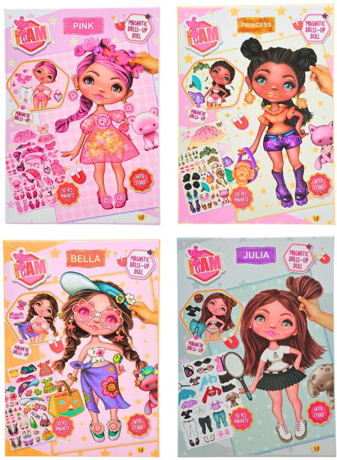I Am (Iam) - Aankleedpop Magnetisch Zomer A5 (Pop 3) - 24252 Bella