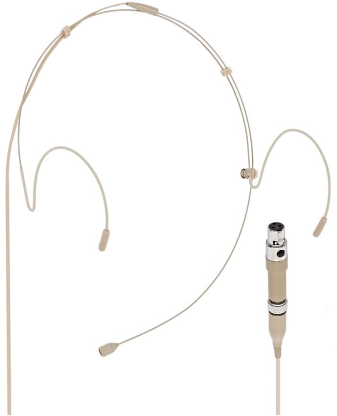 SubZero Headset Mic, Compatibel met AKG Draadloze Systemen, Beige