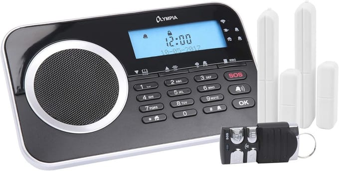 Alarmsysteem met LCD-display en veilige overdracht in 868 MHz