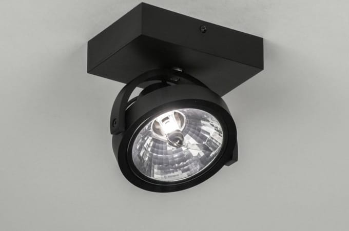Lumidora Opbouwspot 73578 - SUNNY - G9 - Zwart - Aluminium