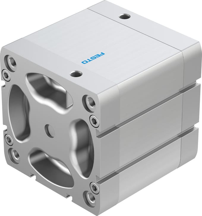 Festo Compacte Cilinder 100mm Boring 50mm Slag ISO 21287 Dubbelwerkend - 536380 - P2BQA