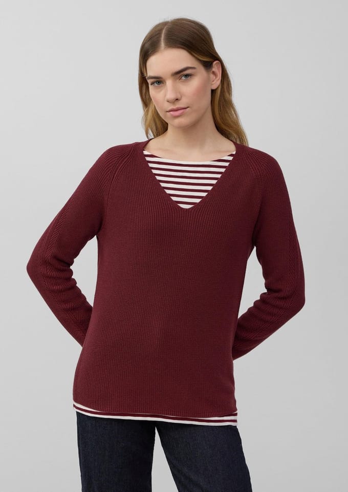 s.Oliver  Pullover Burgundy Größe: 34 | Pullover Outlet | Damen | Braun