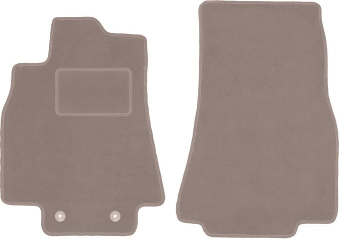 Beige voormatten voor: Mercedes B-Klasse W245 hatchback (2005-2011)