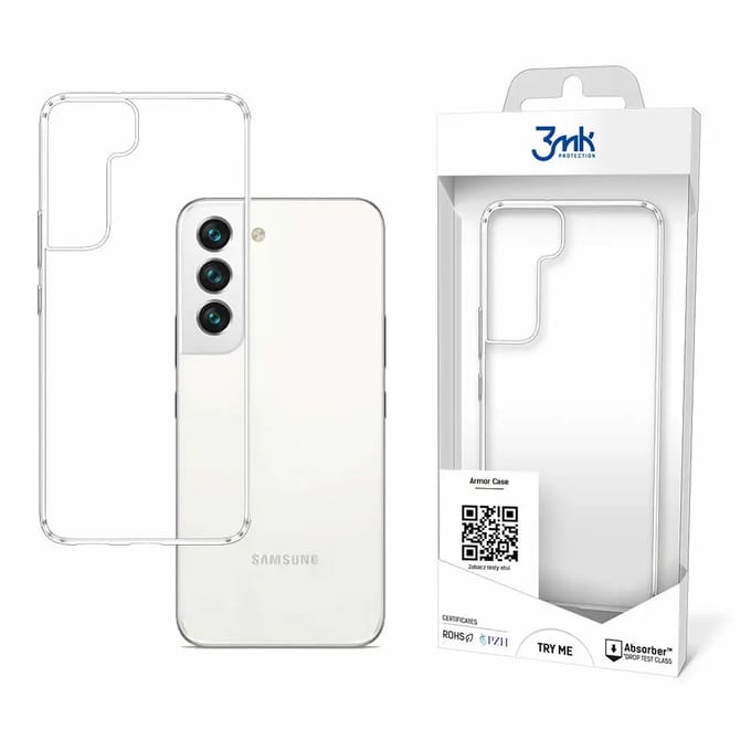 3mk - Samsung Galaxy S22 5G - Telefoonhoesje - Armor Case - Transparant