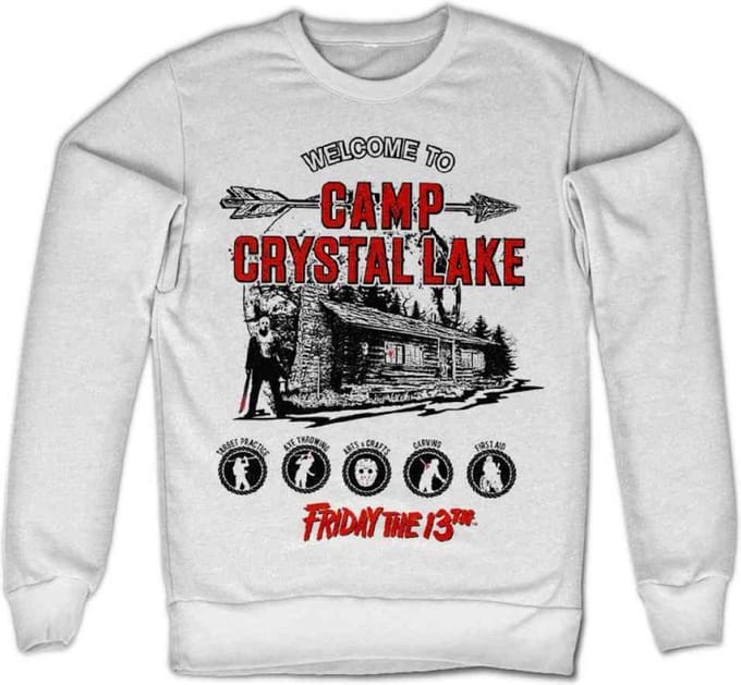 Friday The 13th Sweater/trui -2XL- Camp Crystal Lake Wit