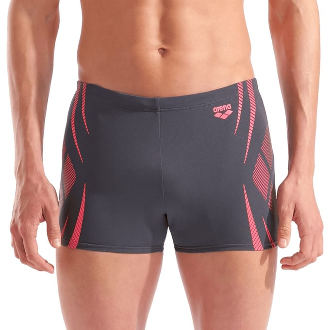 Arena Poseidonia Zwemshort Heren - Asphalt / Koraal | Maat: 85