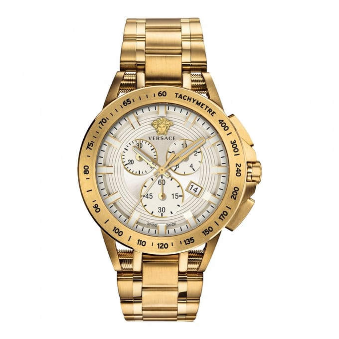 Versace VE3E00721 horloge mannen - Roestvrij Staal - goud