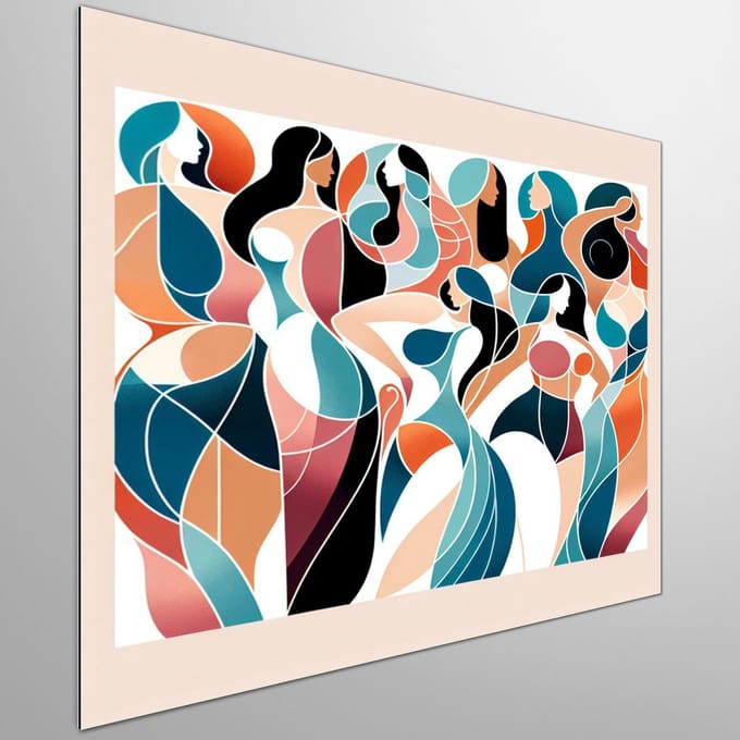 Kunstprint | Wanddecoratie | Dibond | 40 × 40 cm
