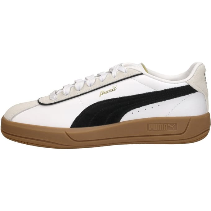 PUMA Puma Club Klassika Dames Sneakers - PUMA White-PUMA Black-Warm White
