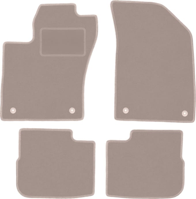 Beige veloursmatten voor: Fiat Tipo II sedan (2015-)