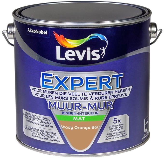 Levis - Expert Muur Binnen Mix - Shady Orange B60 - Mengverf - 2,5 L