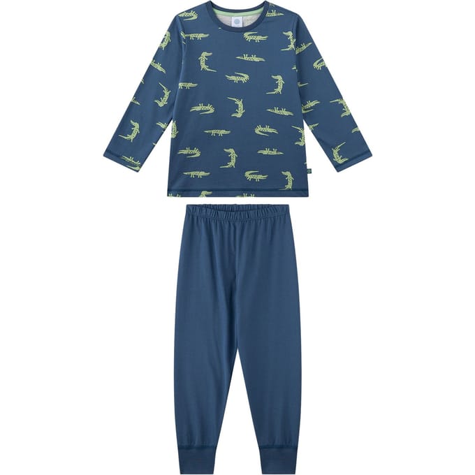 Sanetta Pyjama Schlafanzug Krokodil lang Kids