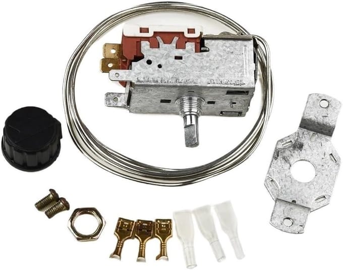 Koelkast Thermostaat - Temperatuurregelaar - Koeling Regelen - Complete Set - 1.2m Kabel - Universeel