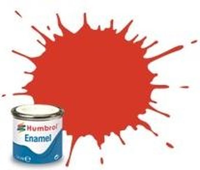 Humbrol Enamel Modellak - Nr. 174 Rood - 14 ml