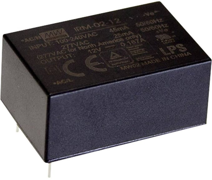MEAN WELL IRM-02-12S AC/DC-printnetvoeding 12 V/DC 167 mA 2 W