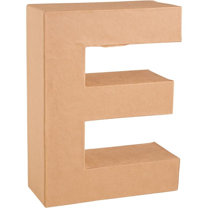 Kartonnen brief - Letter "E"