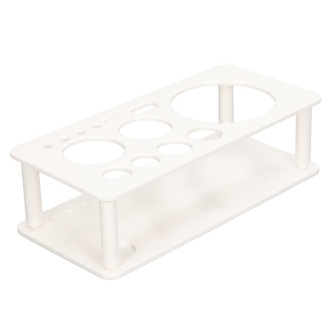 Bartender Kit Stand Ruimtebesparend Organiseren Opslag Plastic Bartending Gereedschapshouder voor Bar Huis S white