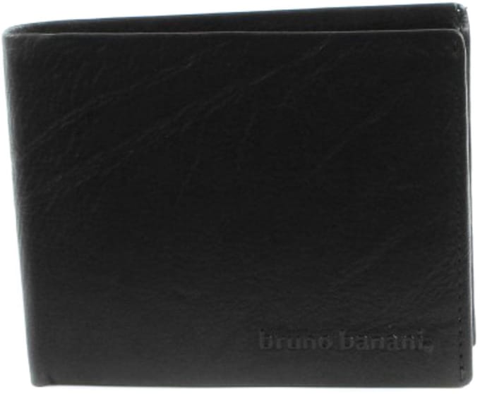 bruno banani Leren Portemonnee Africa Wallet Black Zwart