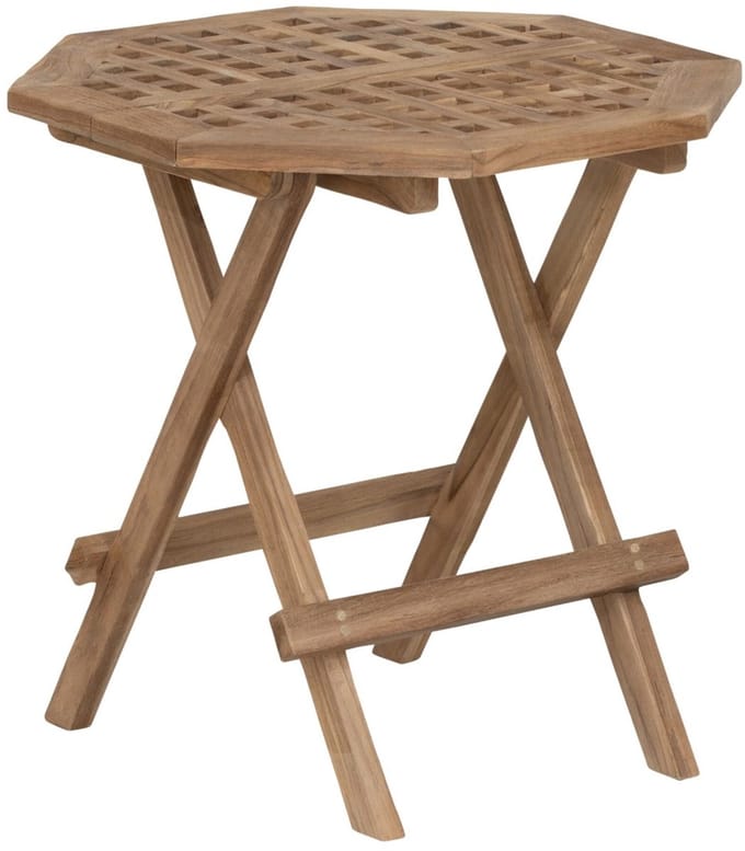 MUST Living Foldable Picknick table Owen,50x50x50 cm, rustic teakwood