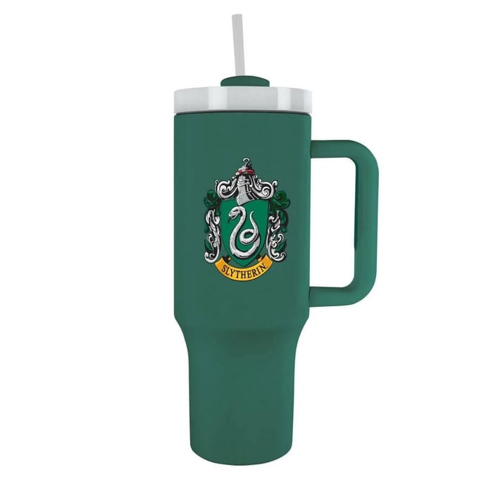 Harry Potter Slytherin Reisbeker One Size groen/wit