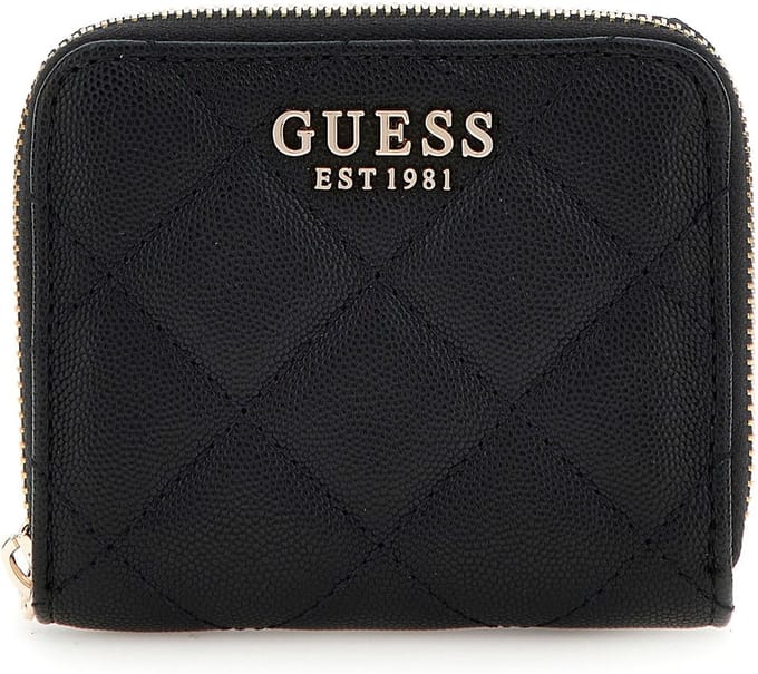 Guess Eco Carly SLG Small Zip Around Dames Portemonnee - Zwart - One Size