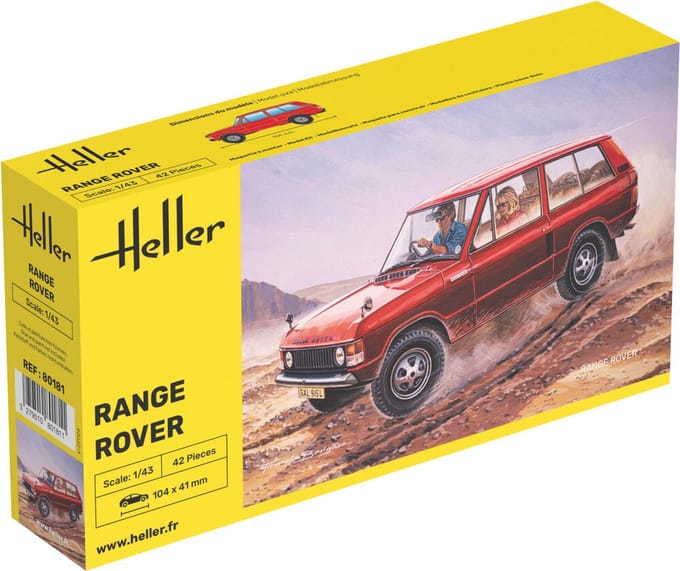 Heller Modelbouwpakket Auto - 80181 Range Rover - Auto Plastic - 1:43 - Modelbouw