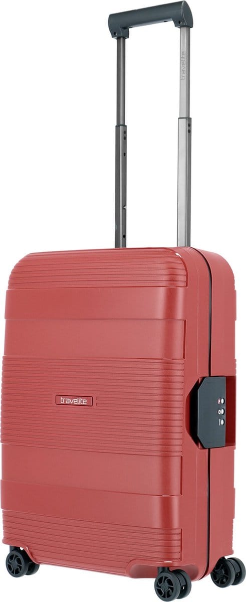 Travelite Korfu - 4-wiel cabine trolley S 55 cm (rot)
