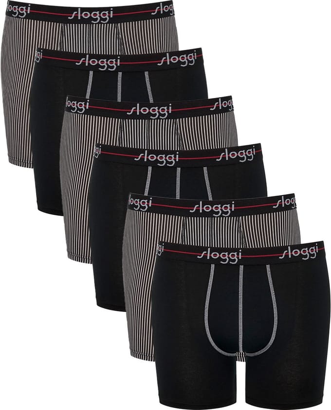 sloggi Heren retro short / pant 6 pack Start