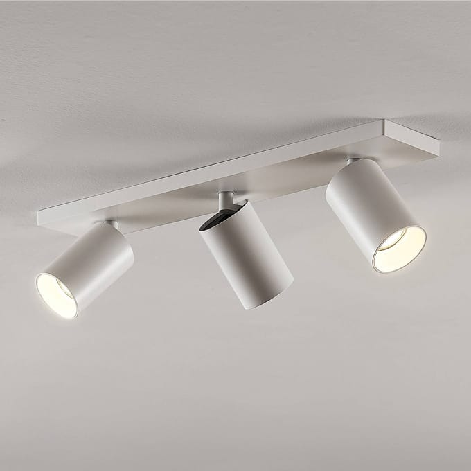 Arcchio - buitenspot - 3lichts - aluminium - H: 12.2 cm - GU10 - wit
