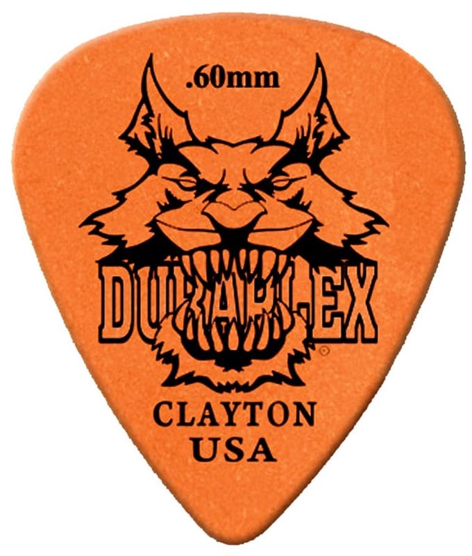 Clayton - Duraplex - Plectrum - 0.60 mm - 72-pack