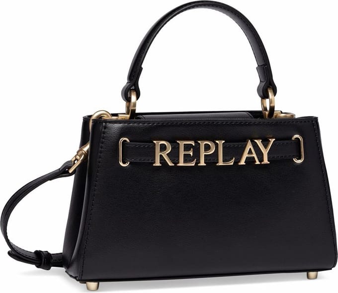REPLAY Schoudertas Handtas Crossbody Bag Black Zwart