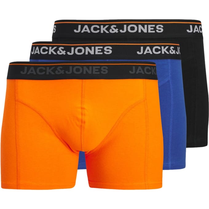 JACK&JONES - JACTHEODORE SOLID TRUNKS 3 PACK SN - Heren - Onderbroeken