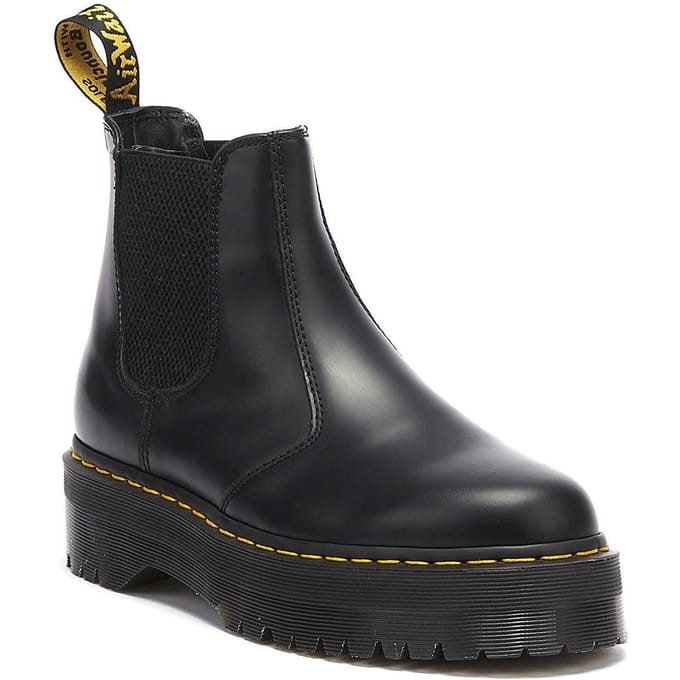 Winkel Voor 2976 Quad Smooth Polished Zwarte Laarzen Voor Dames