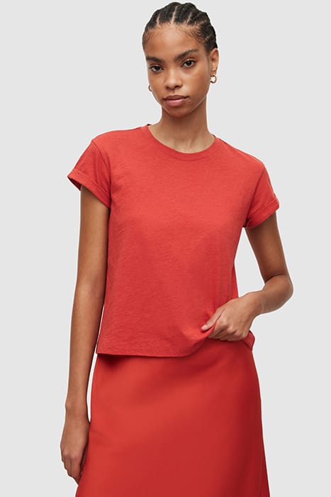 AllSaints Anna Tee Red Taglia: 16 | Maglie Sportivi Outlet | Donna | Rosso