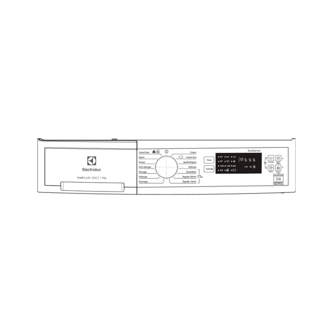 AEG controlepaneel, wit, Electrolux 140155980026