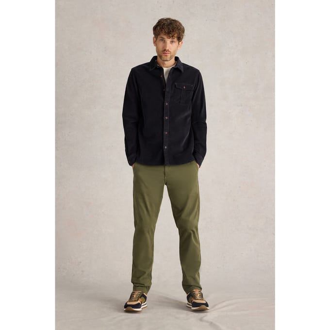 White Stuff Griffin Cord Shirt Dark Navy Größe: S | Casual hemden Outlet | Herren | Blau